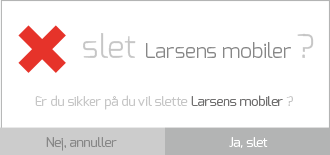 Slet -larsens -mobiler -advarsel